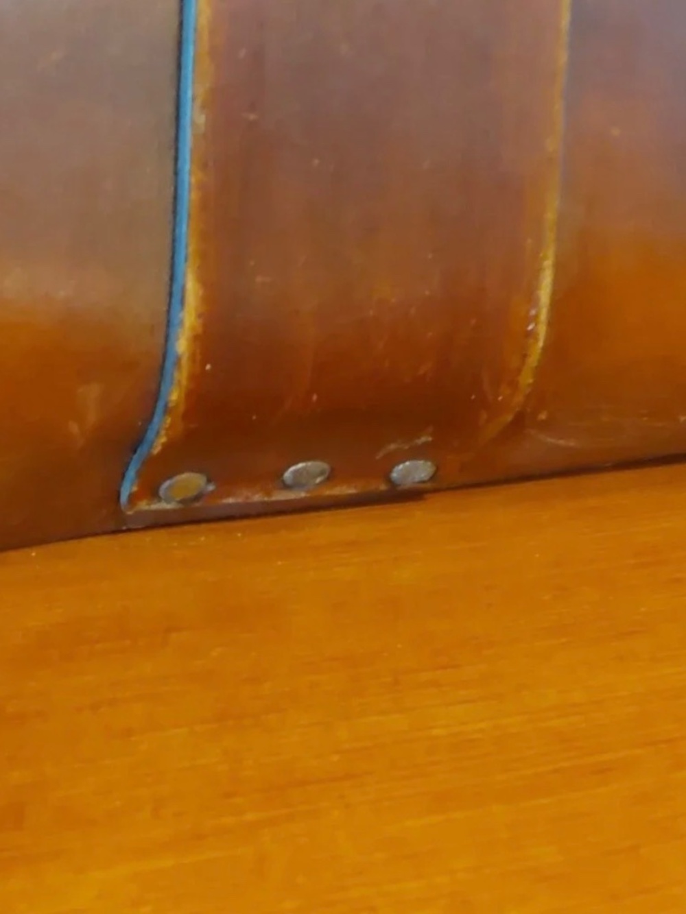 Vintage Rustic Leather Briefcase - Picture 7 of 11